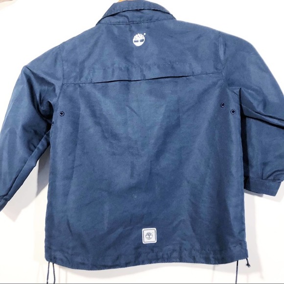 Timberland Toddler Blue Windbreaker Jacket Size 3T - Picture 7 of 9